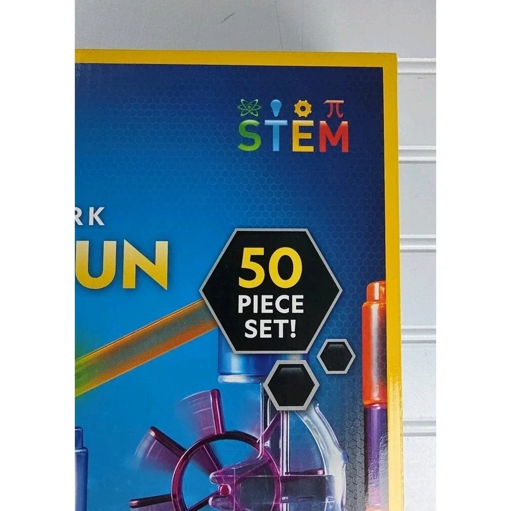 National Geographic Glow in the Dark Marble Run - 50pc: Educational Focus on ...